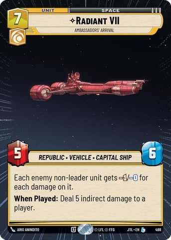 Radiant VII, Ambassadors' Arrival - Hyperspace (Jump to Lightspeed)(JTL-0488/1122)(L)