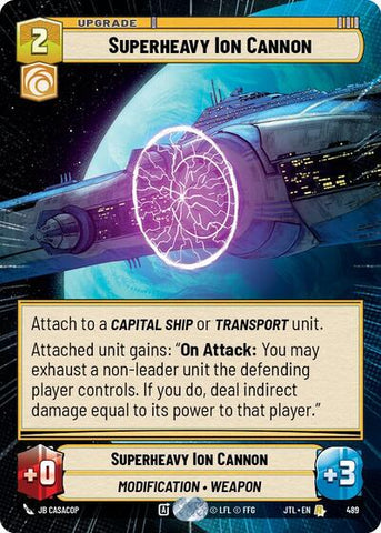 Superheavy Ion Cannon - Hyperspace (Jump to Lightspeed)(JTL-0489/1122)(R)
