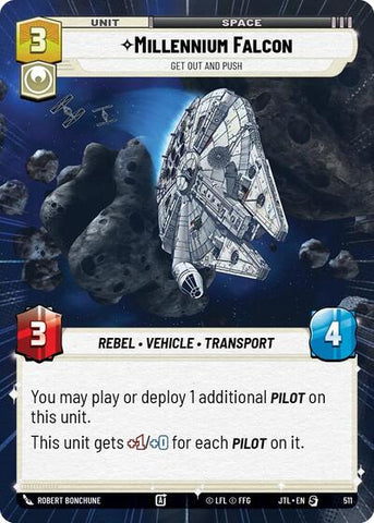 Millennium Falcon, Get Out And Push - Hyperspace (Jump to Lightspeed)(JTL-0511/1122)(S)