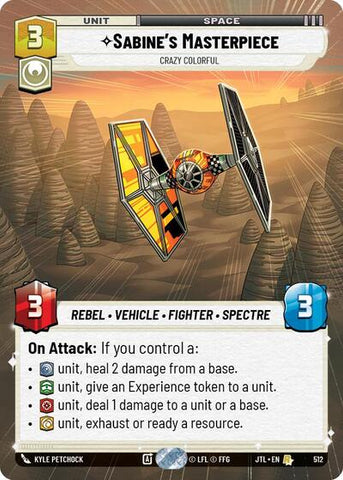 Sabine's Masterpiece, Crazy Colorful - Hyperspace (Jump to Lightspeed)(JTL-0512/1122)(R)