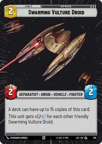 Swarming Vulture Droid - Hyperspace (Jump to Lightspeed)(JTL-0518/1122)(C)