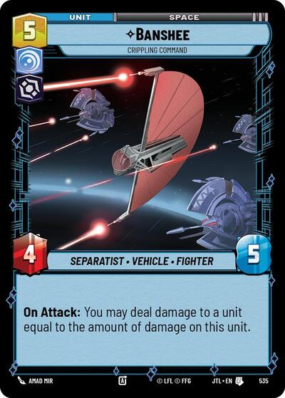 Banshee, Crippling Command - Foil (Jump to Lightspeed)(JTL-0535/1122)(U)