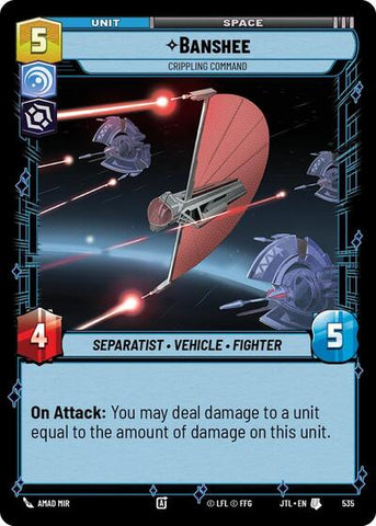 Banshee, Crippling Command - Foil (Jump to Lightspeed)(JTL-0535/1122)(U)
