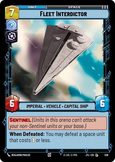 Fleet Interdictor - Foil (Jump to Lightspeed)(JTL-0538/1122)(C)
