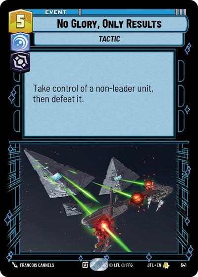 No Glory, Only Results - Foil (Jump to Lightspeed)(JTL-0541/1122)(R)