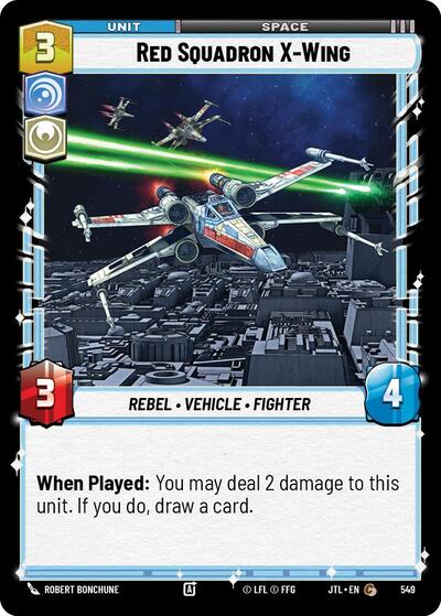 Red Squadron X-Wing - Foil (Jump to Lightspeed)(JTL-0549/1122)(C)