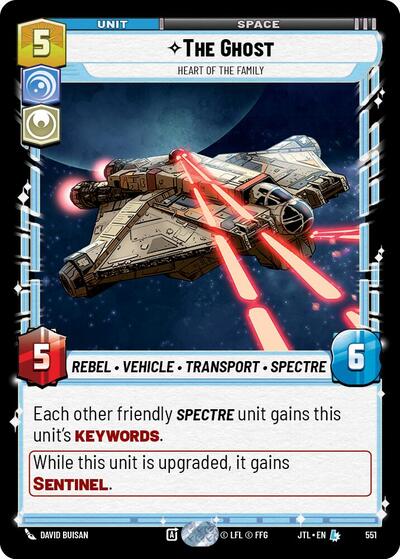 The Ghost, Heart of the Family - Foil (Jump to Lightspeed)(JTL-0551/1122)(L)