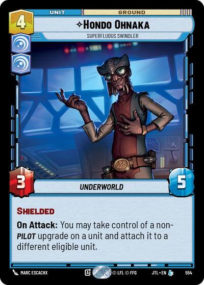 Hondo Ohnaka, Superfluous Swindler - Foil (Jump to Lightspeed)(JTL-0554/1122)(L)