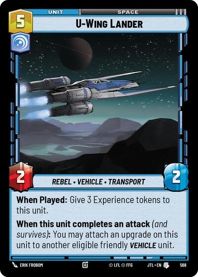 U-Wing Lander - Foil (Jump to Lightspeed)(JTL-0568/1122)(U)