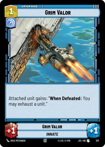Grim Valor - Foil (Jump to Lightspeed)(JTL-0571/1122)(U)