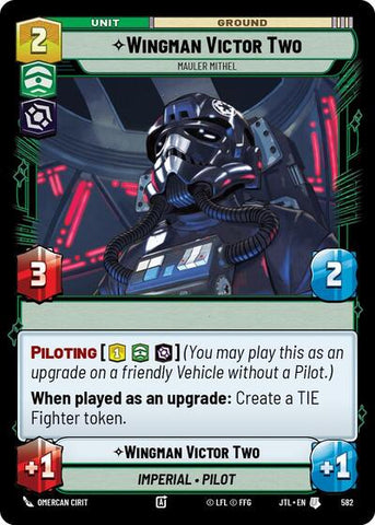 Wingman Victor Two, Mauler Mithel - Foil (Jump to Lightspeed)(JTL-0582/1122)(U)