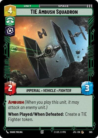 TIE Ambush Squadron - Foil (Jump to Lightspeed)(JTL-0585/1122)(C)