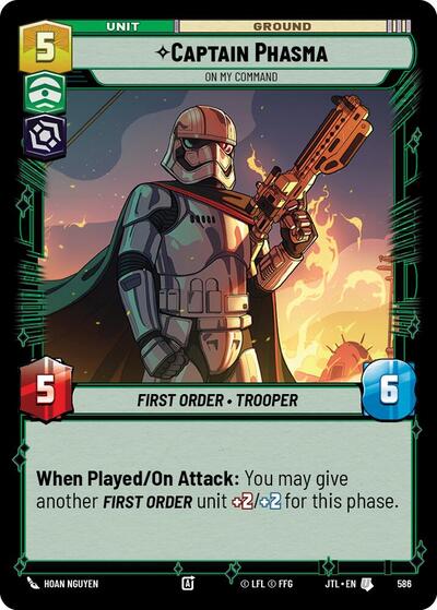Captain Phasma, On My Command - Foil (Jump to Lightspeed)(JTL-0586/1122)(U)