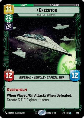 Executor, Might of the Empire - Foil (Jump to Lightspeed)(JTL-0588/1122)(L)