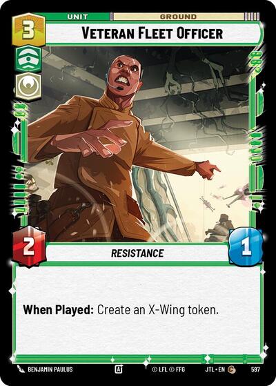 Veteran Fleet Officer - Foil (Jump to Lightspeed)(JTL-0597/1122)(C)