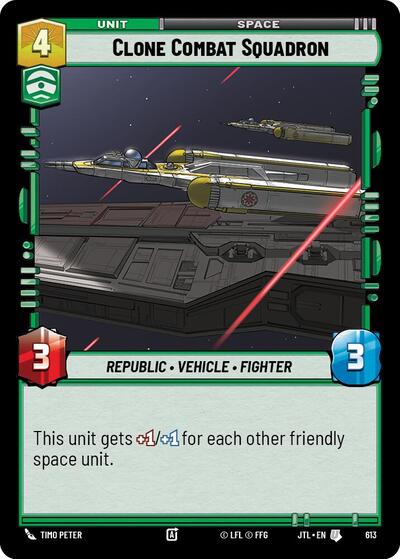 Clone Combat Squadron - Foil (Jump to Lightspeed)(JTL-0613/1122)(U)