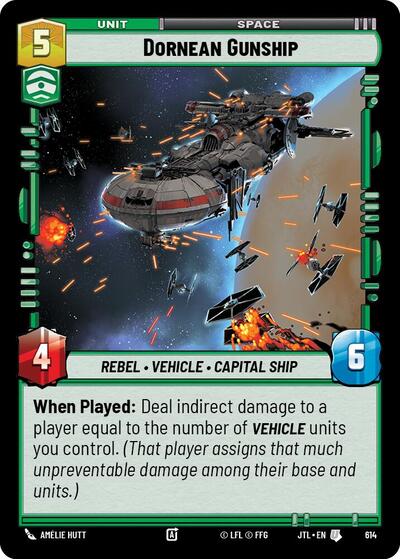 Dornean Gunship - Foil (Jump to Lightspeed)(JTL-0614/1122)(U)