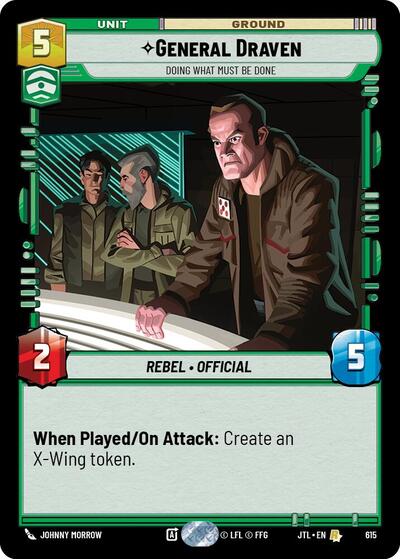 General Draven, Doing What Must Be Done - Foil (Jump to Lightspeed)(JTL-0615/1122)(R)