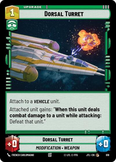 Dorsal Turret - Foil (Jump to Lightspeed)(JTL-0618/1122)(C)