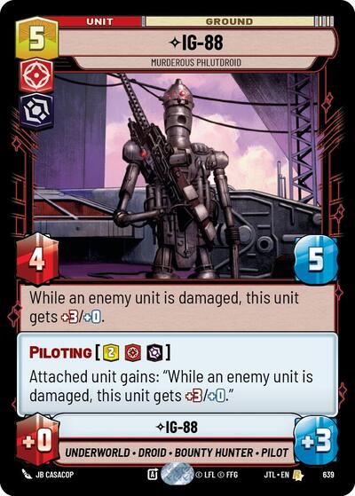 IG-88, Murderous Phlutdroid - Foil (Jump to Lightspeed)(JTL-0639/1122)(R)