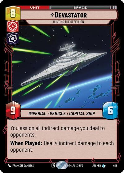 Devastator, Hunting the Rebellion - Foil (Jump to Lightspeed)(JTL-0641/1122)(L)