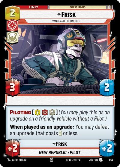 Frisk, Vanguard Loudmouth - Foil (Jump to Lightspeed)(JTL-0646/1122)(U)