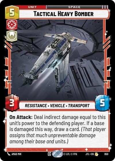 Tactical Heavy Bomber - Foil (Jump to Lightspeed)(JTL-0650/1122)(R)