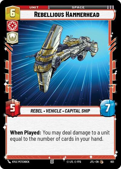 Rebellious Hammerhead - Foil (Jump to Lightspeed)(JTL-0651/1122)(C)