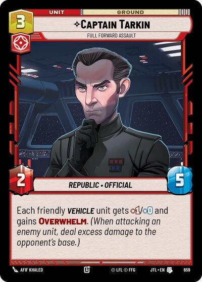 Captain Tarkin, Full Forward Assault - Foil (Jump to Lightspeed)(JTL-0659/1122)(U)