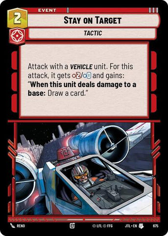 Stay on Target - Foil (Jump to Lightspeed)(JTL-0675/1122)(U)
