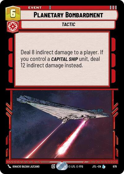Planetary Bombardment - Foil (Jump to Lightspeed)(JTL-0679/1122)(L)