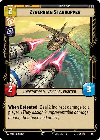 Zygerrian Starhopper - Foil (Jump to Lightspeed)(JTL-0681/1122)(C)