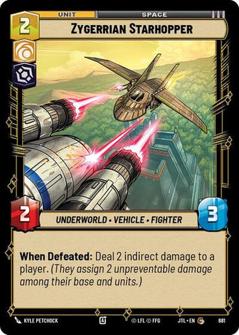 Zygerrian Starhopper - Foil (Jump to Lightspeed)(JTL-0681/1122)(C)