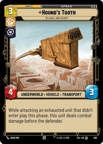 Hound's Tooth, Reliable and Deadly - Foil (Jump to Lightspeed)(JTL-0683/1122)(S)