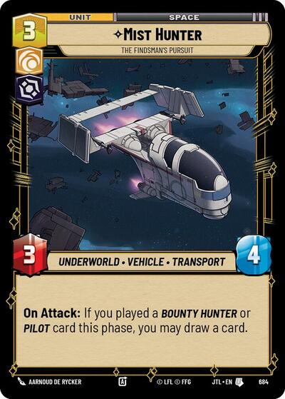 Mist Hunter, The Findsman's Pursuit - Foil (Jump to Lightspeed)(JTL-0684/1122)(U)