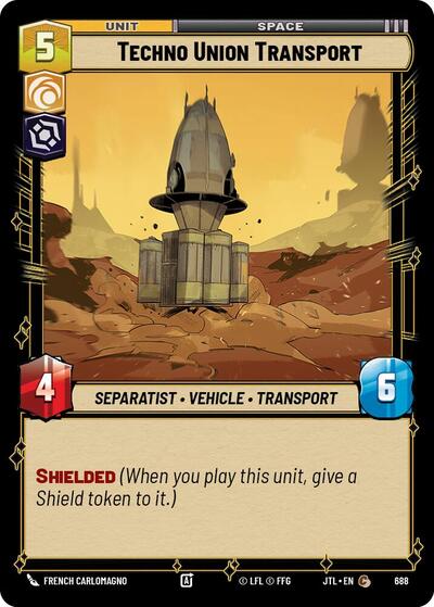 Techno Union Transport - Foil (Jump to Lightspeed)(JTL-0688/1122)(C)