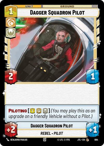 Dagger Squadron Pilot - Foil (Jump to Lightspeed)(JTL-0694/1122)(C)