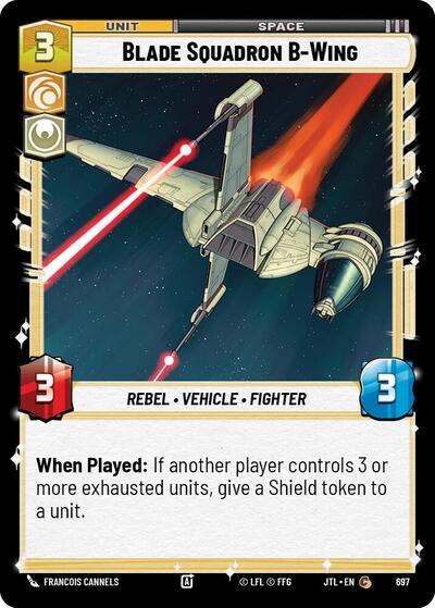 Blade Squadron B-Wing - Foil (Jump to Lightspeed)(JTL-0697/1122)(C)