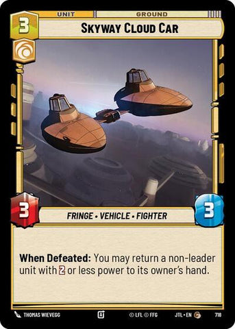 Skyway Cloud Car - Foil (Jump to Lightspeed)(JTL-0718/1122)(C)