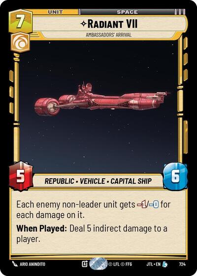 Radiant VII, Ambassadors' Arrival - Foil (Jump to Lightspeed)(JTL-0724/1122)(L)