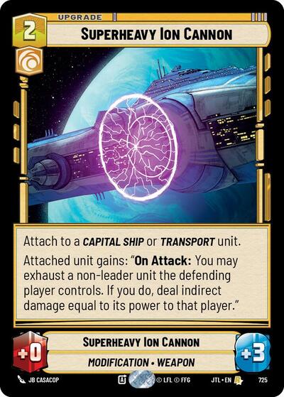 Superheavy Ion Cannon - Foil (Jump to Lightspeed)(JTL-0725/1122)(R)