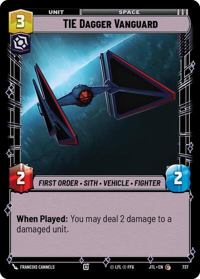 TIE Dagger Vanguard - Foil (Jump to Lightspeed)(JTL-0737/1122)(C)