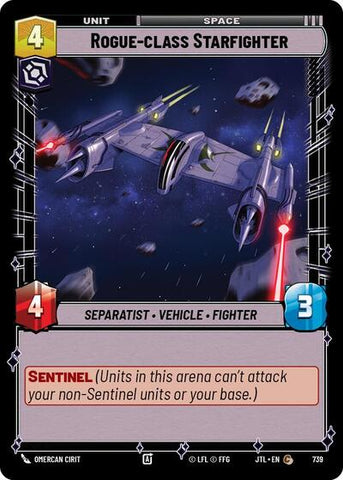 Rogue-class Starfighter - Foil (Jump to Lightspeed)(JTL-0739/1122)(C)