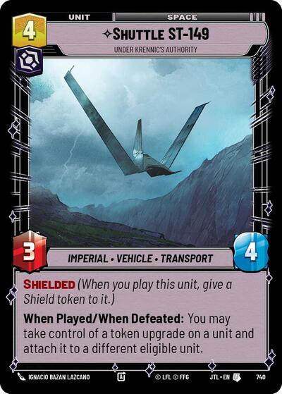 Shuttle ST-149, Under Krennic's Authority - Foil (Jump to Lightspeed)(JTL-0740/1122)(U)