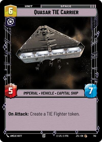 Quasar TIE Carrier - Foil (Jump to Lightspeed)(JTL-0741/1122)(C)