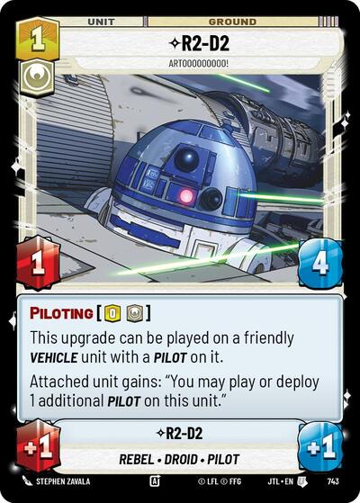 R2-D2, Artooooooooo! - Foil (Jump to Lightspeed)(JTL-0743/1122)(U)