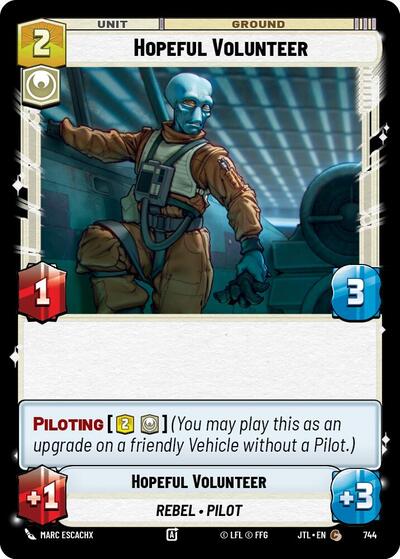 Hopeful Volunteer - Foil (Jump to Lightspeed)(JTL-0744/1122)(C)