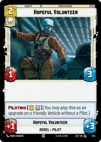 Hopeful Volunteer - Foil (Jump to Lightspeed)(JTL-0744/1122)(C)