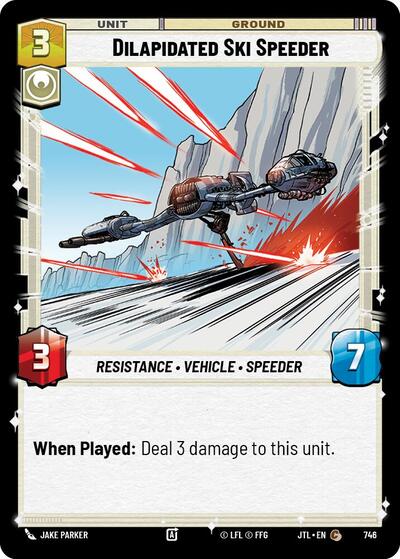 Dilapidated Ski Speeder - Foil (Jump to Lightspeed)(JTL-0746/1122)(C)