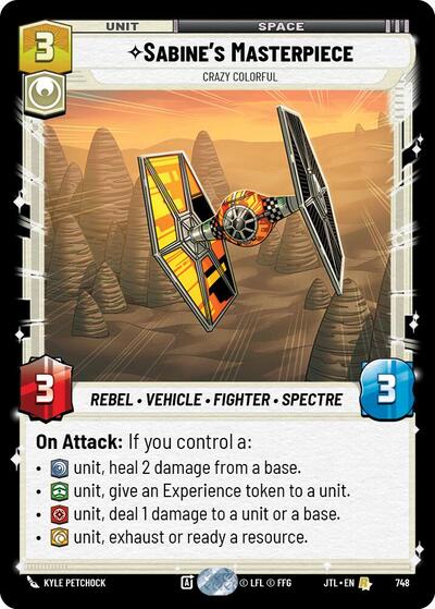 Sabine's Masterpiece, Crazy Colorful - Foil (Jump to Lightspeed)(JTL-0748/1122)(R)